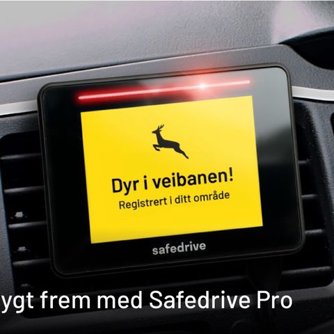 Nesten ny Safedrive selges - Reservert