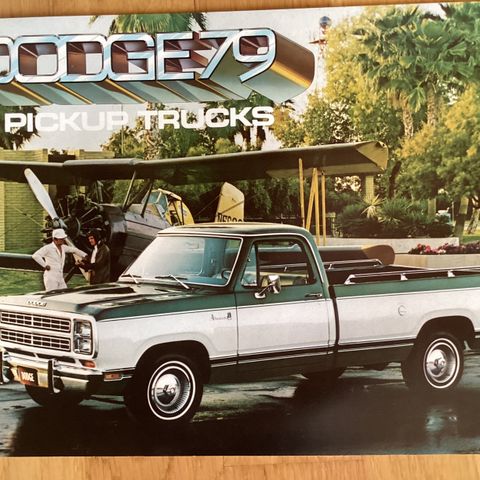 DODGE 1979 Pickup Trucks brosjyre