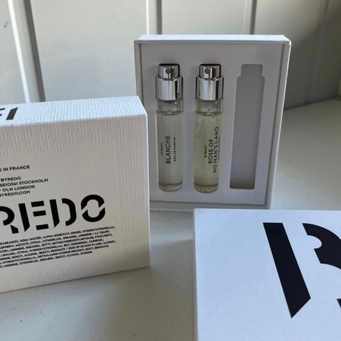 Byredo Blanche og Rose of no man’s land 12 ml per flaske