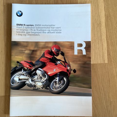 BMW R-Serien Motorrad 1999 brosjyre. NORSK. Sendes med Postnord kost. 69kr