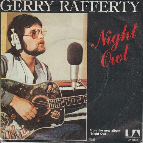 Gerry Rafferty " Night Owl / Why Won't You Talk To Me? " Single selges for kr.25