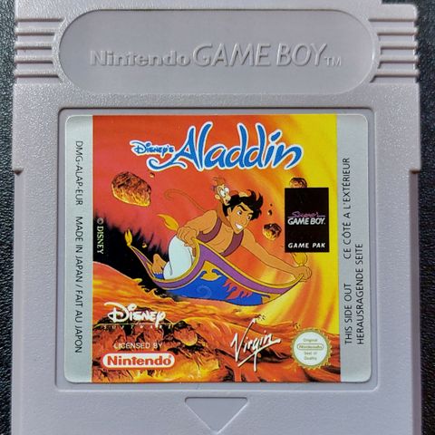 "ALADDIN" til Nintendo Game Boy (DMG-01)