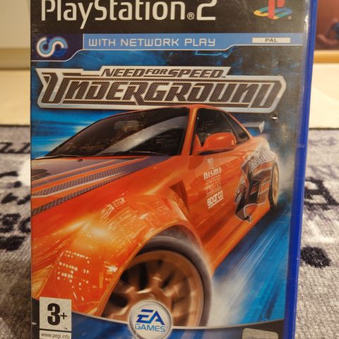 Need for Speed Underground til Playstation 2 PS2 NFS