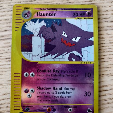 Reverse holo Haunter fra Skyridge