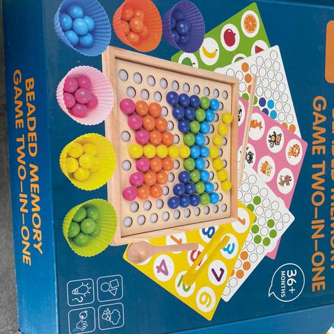 Montessori sortering memory game