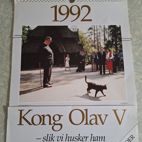 Kong Olav kalender 1992