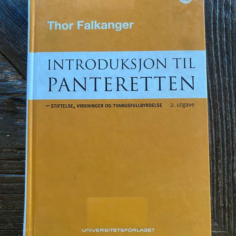 Introduksjon til panteretten