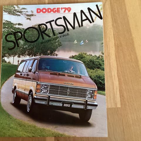 DODGE SPORTSMAN 1979 brosjyre.