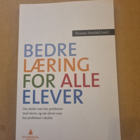 Bedre læring for alle elever. Thomas Nordahl