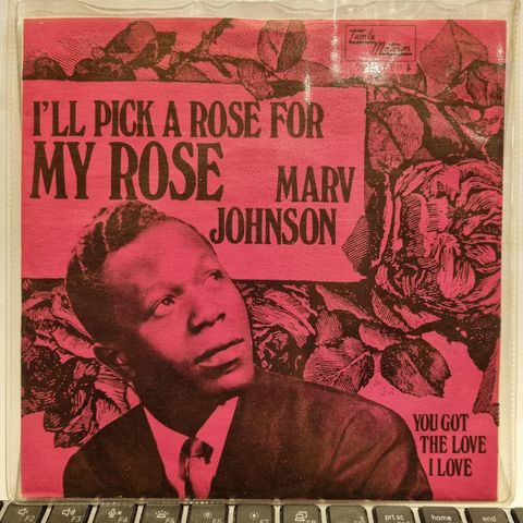 Marv Johnson  – I'll Pick A Rose For My Rose 7'' singel