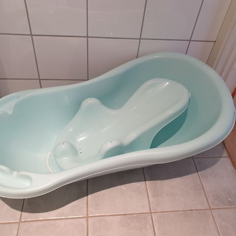 Badebalje med badestøtte, mint