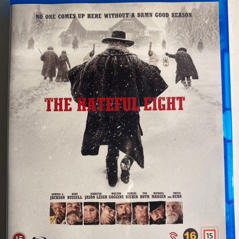 The Hateful Eight (Blu-ray - 2015 - Quentin Tarantino) Norsk tekst.