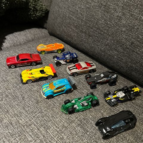 10stk Hot Wheels biler