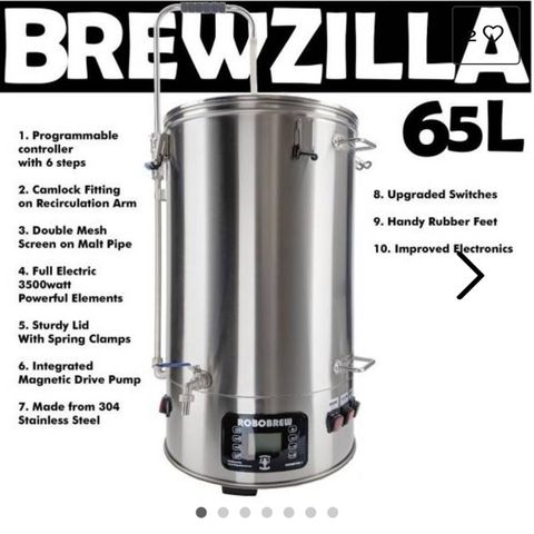 Robobrew Brewzilla 65L gen 3.1.1