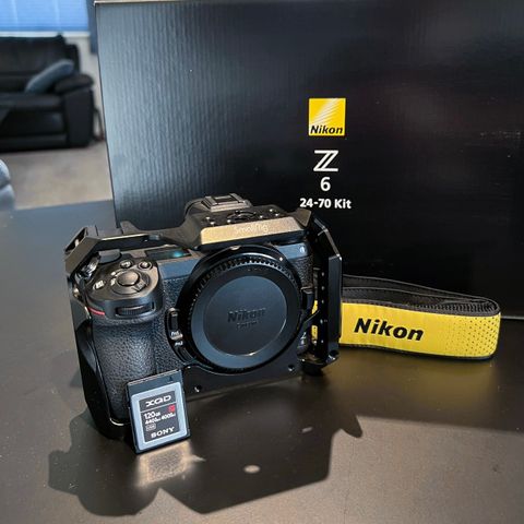 Nikon Z6 - 120gb og Smallrig cage