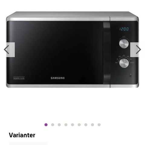 Mikrobølgeovn fra SAMSUNG