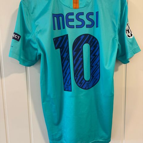 Barcelona 2010/11 Borte Lionel Messi Fotballdrakt (M)