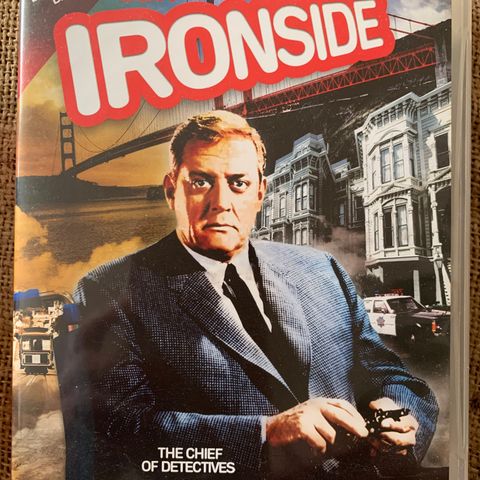 IRONSIDE m/ Raymond Burr: boks 1, 2 og 3  DETEKTIMEN ca 24 timer Norsk tekst