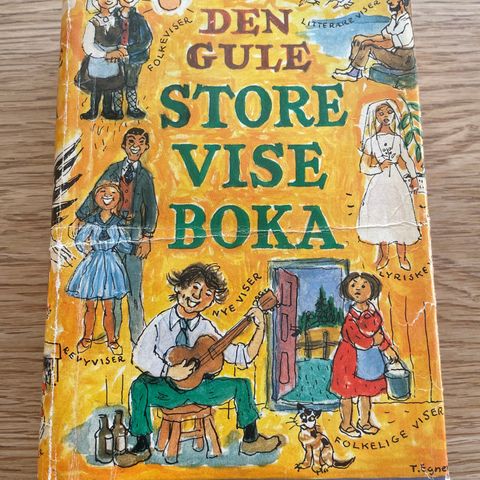 Den gule store viseboka