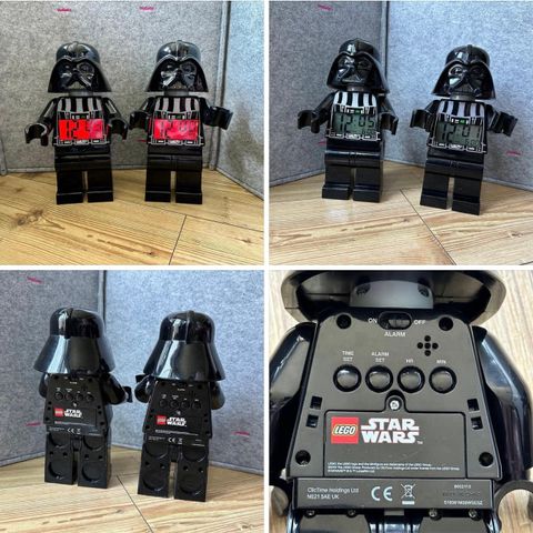 LEGO Darth Vader alarm klokke (2 stk)