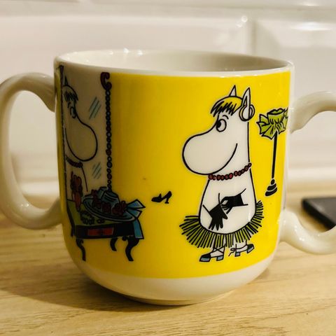 Moomin Snorkfrøken sett - kopp m/hanker