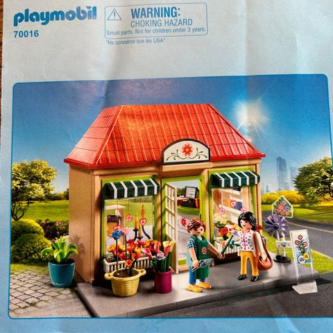 Playmobil blomsterbutikk (70016)