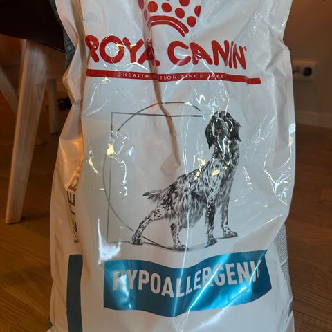 Hypoallergenic hundefor 7 kg Royal canin