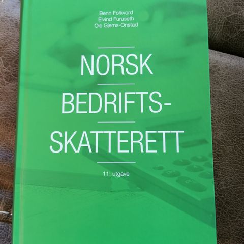 Norsk bedriftsskatterett 11. utgave