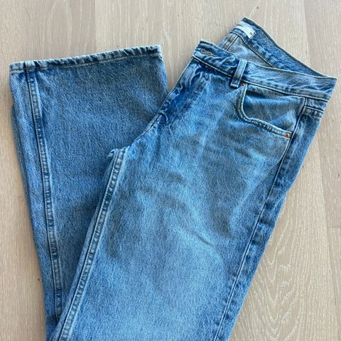 Low waist wide leg jeans 38