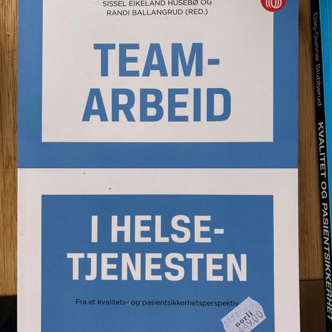 Teamarbeid i helsetjenesten