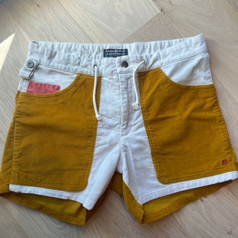 Amundsen shorts hvit/gul herre L