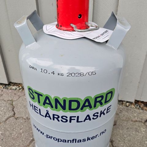 Gassflaske stål 11kg med gass