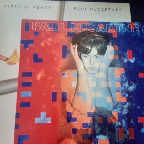 2 x Paul McCartney LP - samlet kr 100,-