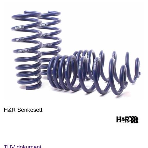 H&r senkesett f31