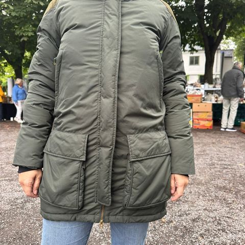 Parkas fra Fleischer Couture str. 36 (Grønn)