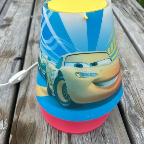 Disney nattlampe - Cars/Biler