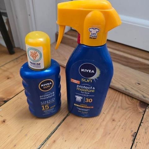 2 nivea solkremer, selges!