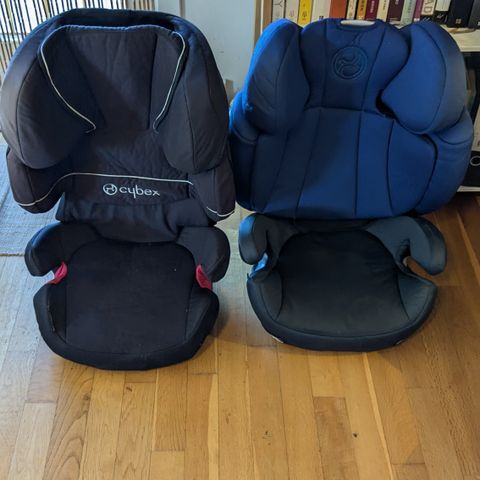 2 x cybex barnesete together 200kr!!!!