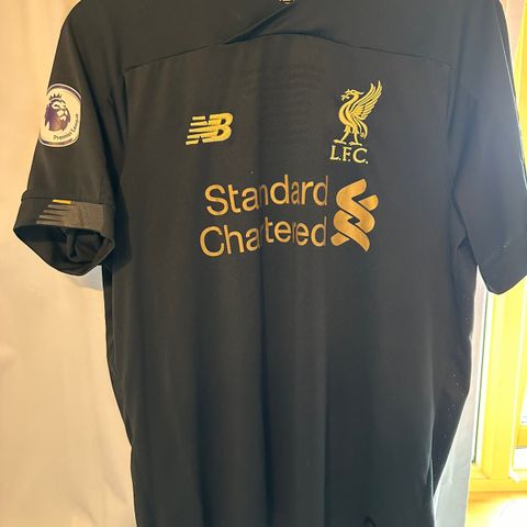 Liverpool keeperdrakt 2019/20 A. Becker med 13 bak og Premier League patch