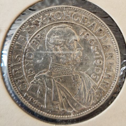 Danmark  2 kroner 1903 Minnemynt