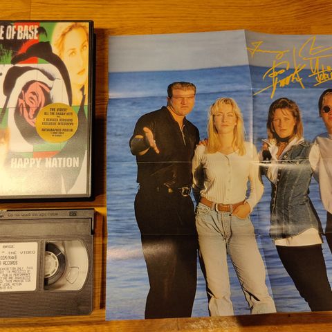 Ace of Base - Happy Nation inkludert poster - VHS