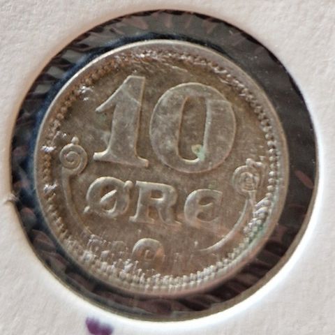 10 Øre - Christian X Danmark 1915