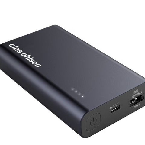 Powerbank USB-C 10050amh Clas Ohlson