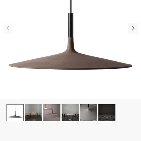 Foscarini Aplomp Large Brun Betonglampe