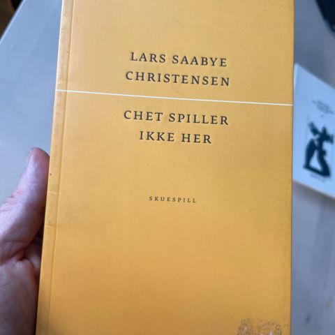 Lars Saabye Christensen «Chet spiller ikke her»