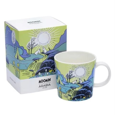 Mummi kopp Moomin mug Mummiedagen 2024 Moomin's Day Vår Spring