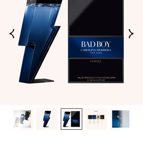 Parfyme herre parfyme Carolina Herrera Bad Boy Cobalt EdP 100 ml