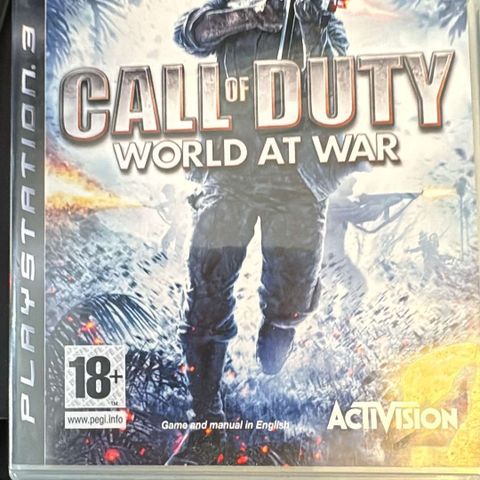 Playstation 3 - Call of duty - World at war