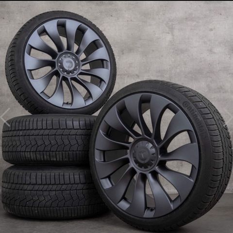 Tesla Y ny vinterpakke | Nokian R5 21 Uberturbine