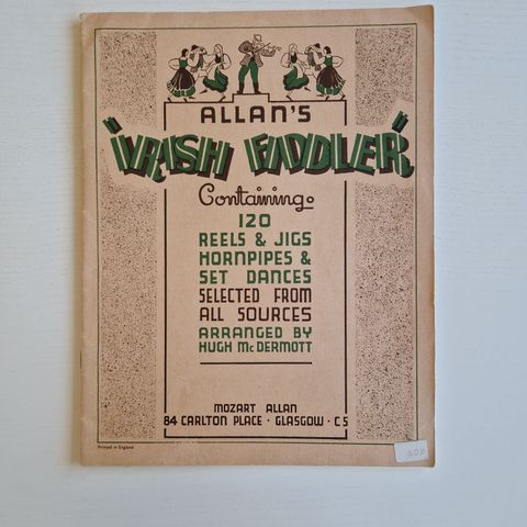 Allan's Irish Fiddler - Noter for irsk fele